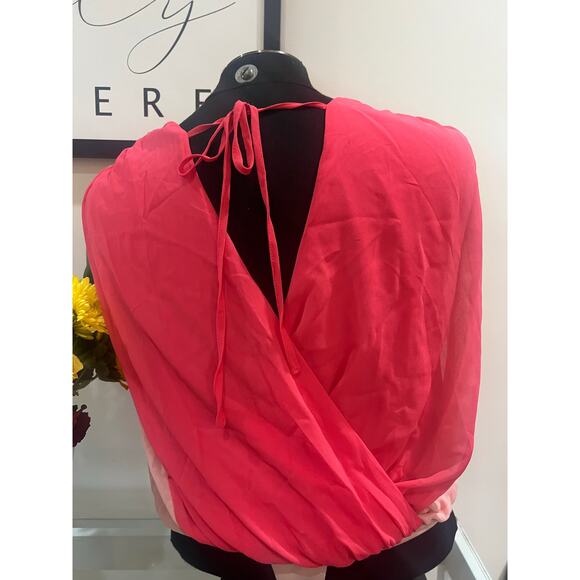 Sleeveless Multi-Pink Sheer Bodysuit - Picture 3 of 9